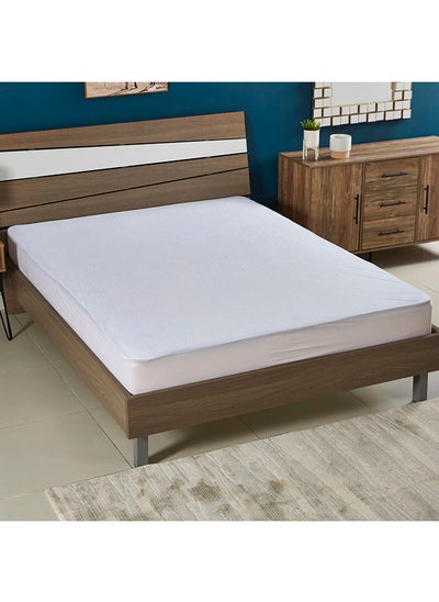 Buy Terry Waterproof Double Mattress Protector 140x200+33 cm in UAE