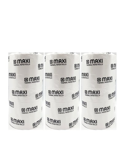 Buy 6-Piece POS Receipt Thermal Paper 80x80mm Size in UAE