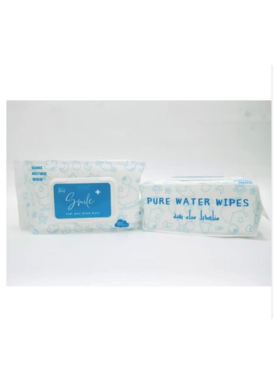 Buy Pure Water Wipes Pack of 2 in UAE