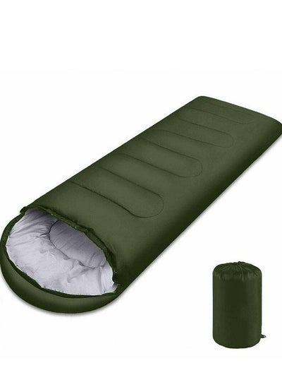 Buy Outdoor Camping Sleeping Bag Camping Hiking Sleeping Bag Green in Saudi Arabia