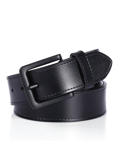 Buy 120CM Mens Leather Retro Denim Belt in UAE