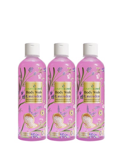 Buy Earthgenix Lavender Bodywash 300Ml X 3 Special Offer in UAE