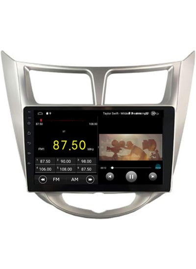 Buy Hyundai Accent 2008-2018 screen, 2 RAM, 32 GB memory, supports CarPlay, TS7 processor, with decoration in Saudi Arabia