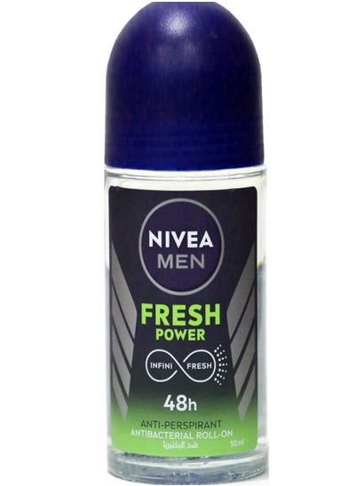 اشتري Nivea Men Roll On Fresh Power - 50 ML في مصر