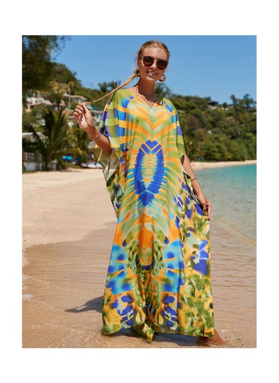 اشتري Beach Printed Robe Sunscreen Cover في الامارات