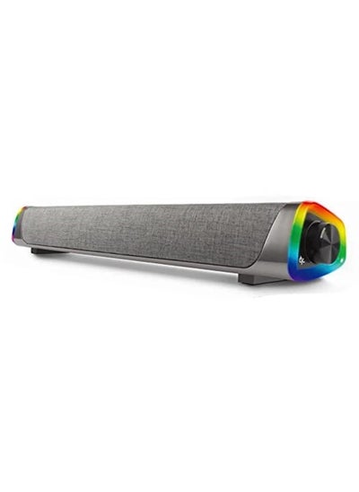 Buy Lecoo DS101 RGB Illuminated Wired Desktop Soundbar Speaker | Stereo Sound with Stylish Design in UAE