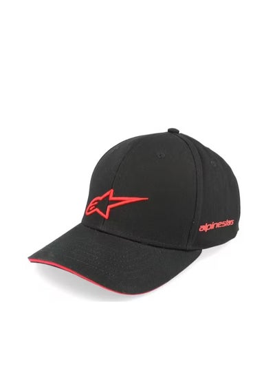 اشتري Alpinestars Rostrum Hat Black/Red Adjustable في الامارات