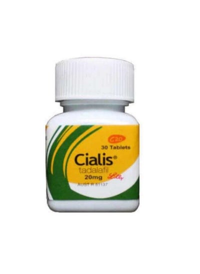 اشتري Cialis Tadalafil 20mg 30 Tablets في السعودية