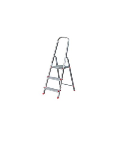 اشتري Beorol 2 Step Aluminium Folding Ladder 150 Kg Capacity, EN131-2/2017 Lightweight Multi-Purpose Portable Step Stool for Home, Kitchen & Office في الامارات