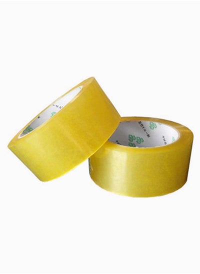 اشتري Packing Tape With Dispenser Heavy Duty Clear Tape Provides a Strong, Secure and Sticky Seal for Your Boxes 3 Rolls Packatape 48MM x 100M Clear Packaging Tape for Parcels and Boxes في السعودية