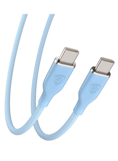 Buy USB C-USB C PD 65W Fast Charging Cable 1m, 5A, Type-C to Type-C Data Transfer Charging Cable in UAE