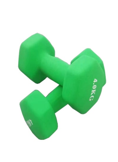 اشتري COOLBABY Dumbbell Weight Exercise Green 4kg*2 في الامارات