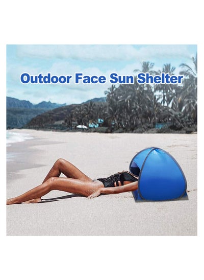 Buy Instant Sun Shelter, Portable Shade Canopy with Mobile Phone Stand PopUp Beach Tent Quick Deploy Sunshade Compact Beach Shelter  Mini Sun Shade for Personal Sun Protection Windproof and Sand-Proof in UAE