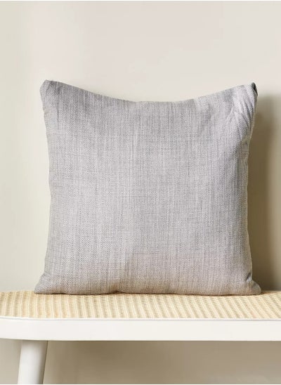 اشتري Eterno Textured Square Filled Cushion 45x45 cm في السعودية