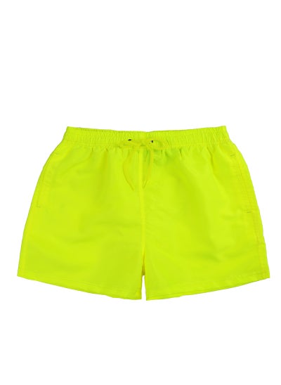 Buy Mens Quick-Dry Surf Swim Trunks Casual Sport Shorts Fluorescent yellow in Saudi Arabia