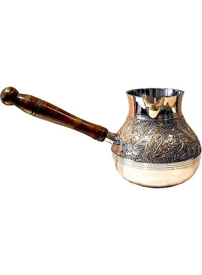 Buy Metal Brass Turkish Kettle for Making Tea Coffee CAN BE Used ON Gas in UAE