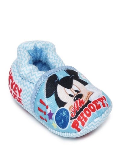 Buy Mickey Baby Boy's Blue Booties - (6-9 Months UK/India (18 EU))(MMPBBO0635) in UAE