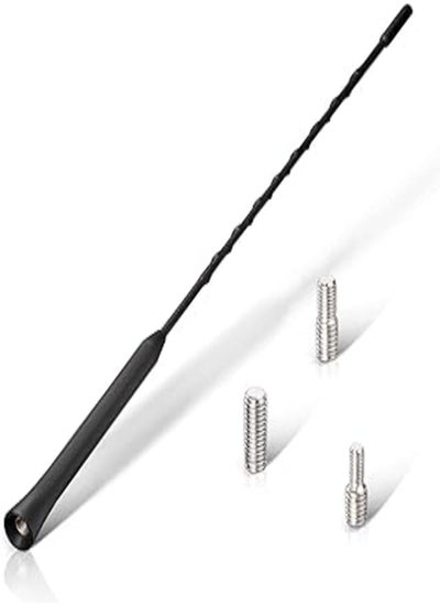 Buy Eightwood Universal Car Aerial Replacement，AM/FM/DAB Roof Car Radio Antenna Mast，Rod Car Aerial，Screws M4 M5 M6，40cm in Egypt