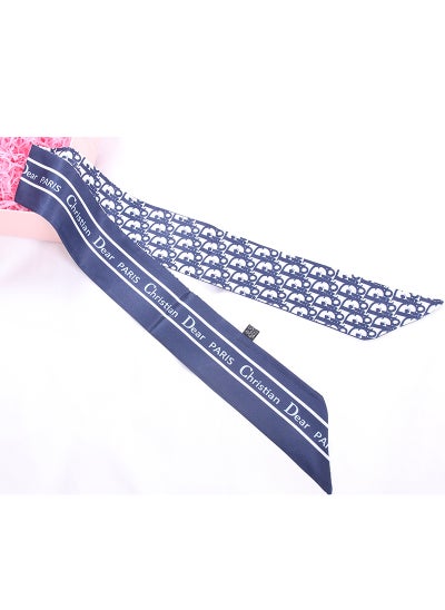 Buy Womens Chiffon Scarf Thin Fashion Korean Styled word blue d word blue in UAE