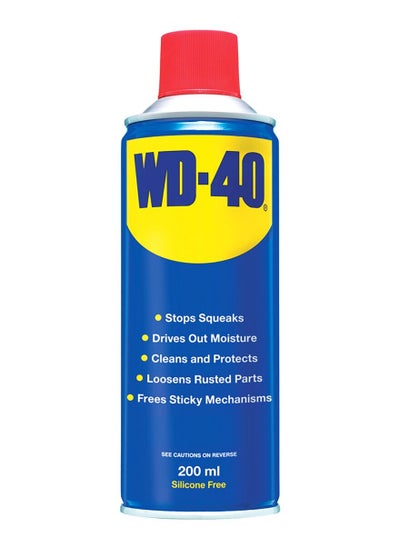 Buy WD-40 Multi-Purpose Aerosol Silicone Free High-Performance Fast-Acting Lubricant 200ml in Saudi Arabia