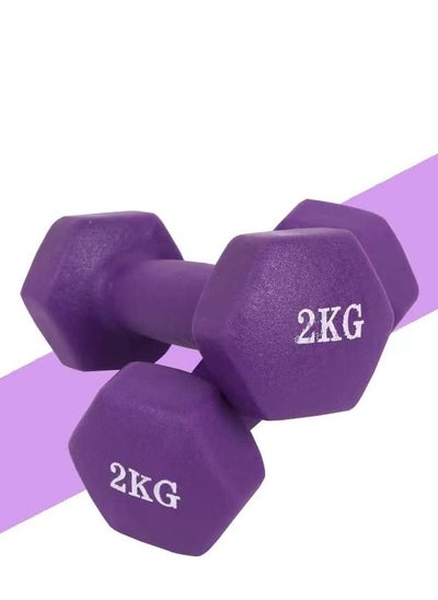 Buy Neoprene Dumbbells Weights Exercise-2KG*2 in UAE