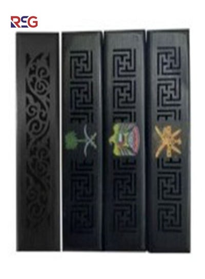Buy RSG – Wooden Bakhoor Oud Incense Burner Incense Sticks Holder Black – A56B in UAE