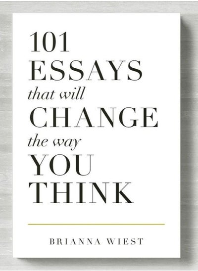 اشتري 101 essays that will change the way you think في السعودية