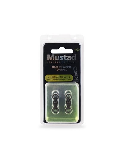 Buy Mustad Ball Bearing Swivel 2pcs in UAE