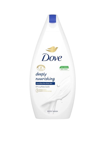 Buy Dove Deeply Nourishing Body Wash Microbiome Gentle Body Cleanser 450 ml in Saudi Arabia