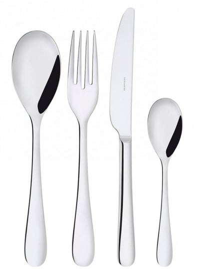 Buy Bugatti 24 Pieces Set In Gallery Box Siena Stainless Steel Cutlery Set in UAE