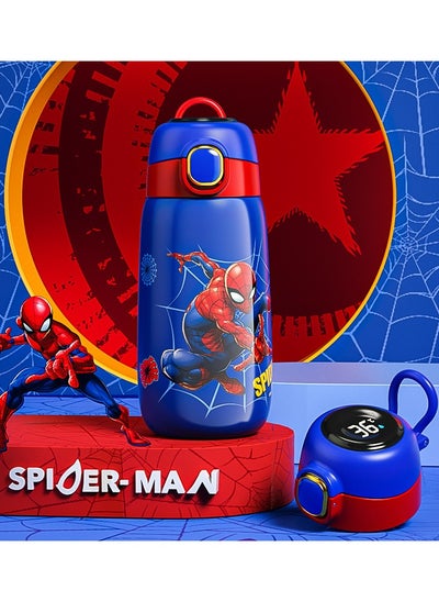 Buy Spider-man Intelligent Stainless Steel Thermos Bottle Cup Temperature Display Vacuum Flasks Childrens Insulation Water Bottle in Saudi Arabia