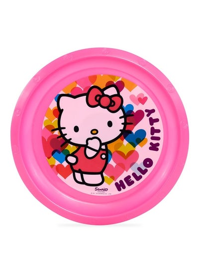 Buy Easy Hello Kitty Hearts Plate, Multicolour in UAE