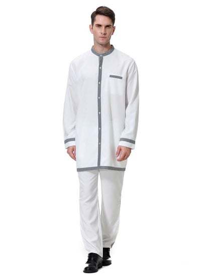 Buy Muslim Arab Men Thobe Thawb Caftan Suit in Saudi Arabia