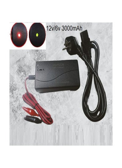 اشتري Battery Charger 12V 6V 3000 MAH ,Fast/Auto في مصر