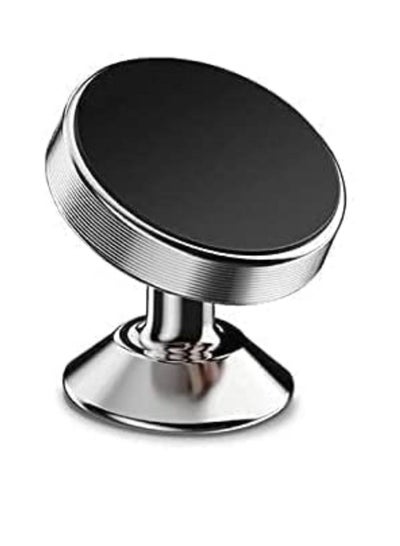 Buy Magnetic Universal Mobile Phone Car Holder Magnet Dashboard Mount Silver in UAE