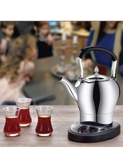 Buy Electric Arabic Coffee and Tea Maker 1.0 L 600.0 W GA-C9862 Black/Silver in Saudi Arabia