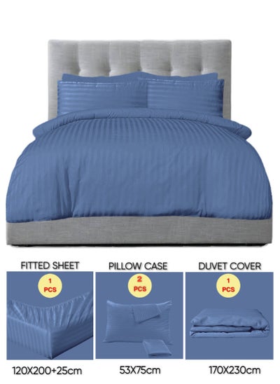 Buy 4 Pieces Single Size Bedding Cover Set in UAE