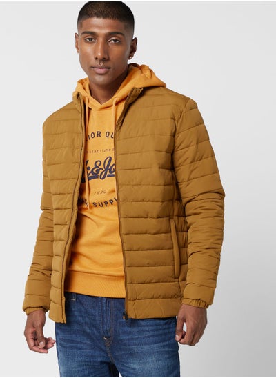 Buy Zip Through Puffer Jacket in UAE