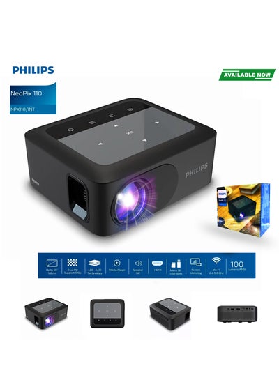 Buy Philips Neo Pix 110, True HD 720p Mini Video Projector i in UAE