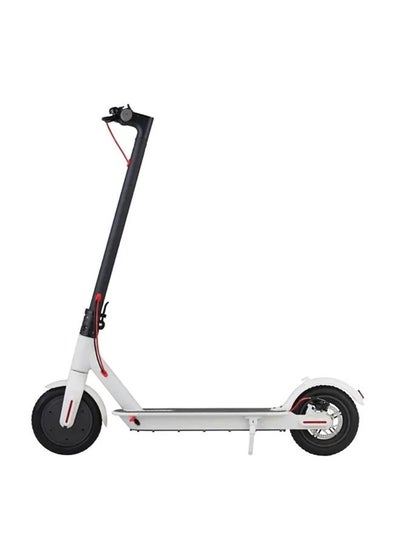 Buy 2 Wheels Electric Scooter (White Frame With Both Black Tyres) in UAE
