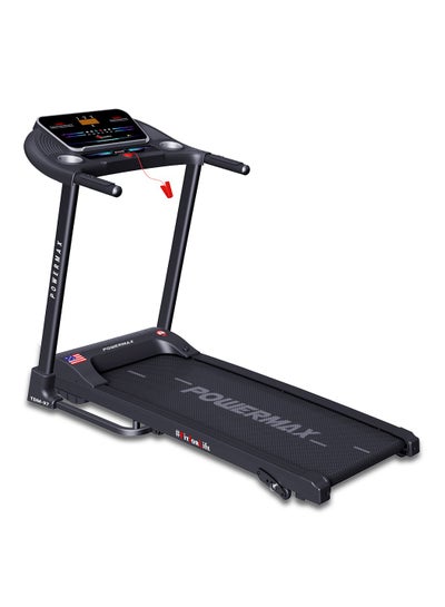 PowerMax Fitness TDM-97 (4HP Peak) Flat Motorised Treadmill for