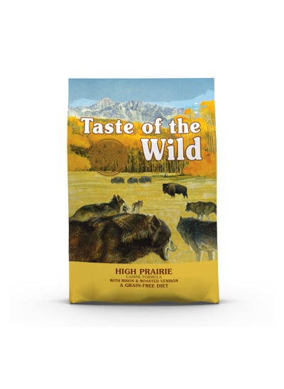 Buy Taste of the Wild High Prairie Adult Canine Formula Dry Dog Food 2KG in UAE