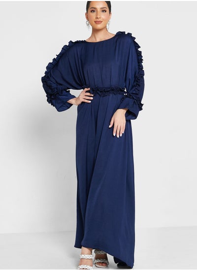 Buy Ruched Detail Kaftan in Saudi Arabia