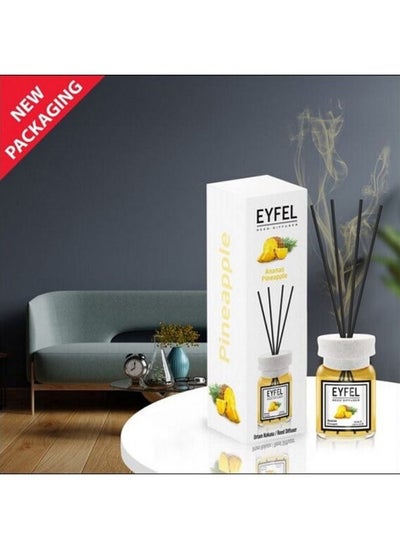 اشتري Eyfel Reed Diffuser Pineapple Room Air Freshener 120ml في الامارات