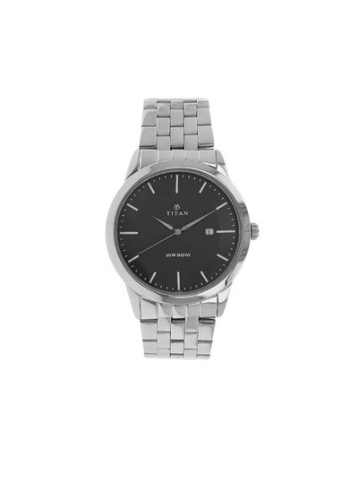 اشتري Men Analog Round Shape Stainless Steel Wrist Watch - 1584SM04 - 49.5 Mm في الامارات