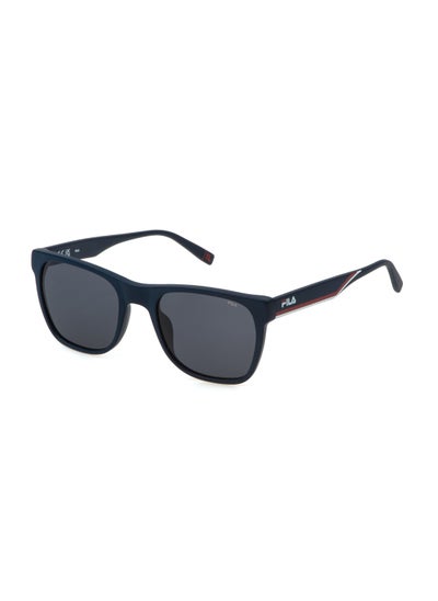 Buy Men's Square Shape  Acetate Sunglasses SFI727 540C03 - Lens Size: 54 Mm - Matt Blue in UAE