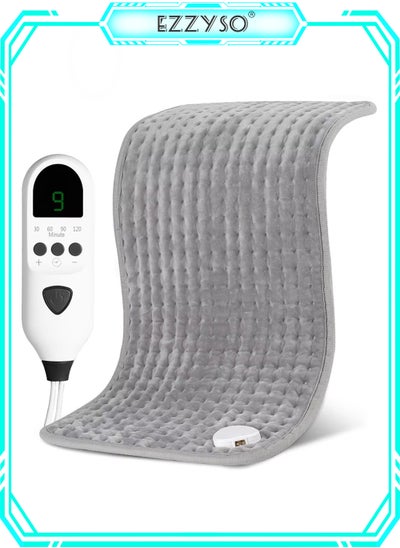 اشتري Electric Heating Pad Winter Warmer Pad For Bed Sofa Body Thermal Heating Pad Household Office Washable Portable Heating Blanket 9 Heat Settings Heating Pad For Knee Neck Shoulder Back Pain  Period Cramps Relief في السعودية