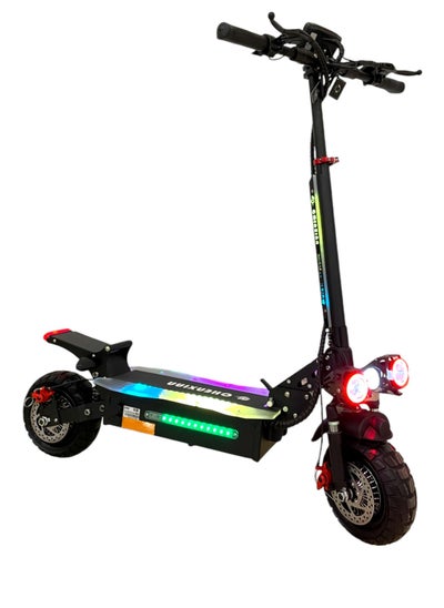 Buy Powerfull scooter with 3300W Double motor power 48V20A battery 75Km/h speed D06max in UAE