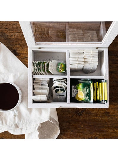 Buy Tea Box - Medium | Rustic White in Egypt