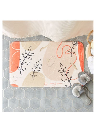 Buy Aurora Ella Printed Bath Mat 45x75x75 cm in UAE